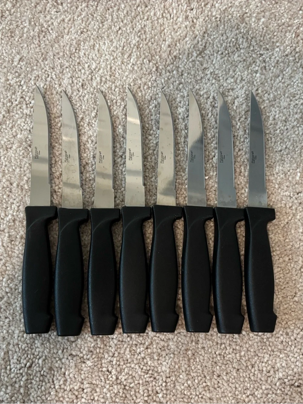 Pfaltzgraff knife set (8)